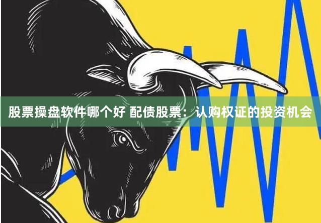 股票操盘软件哪个好 配债股票：认购权证的投资机会